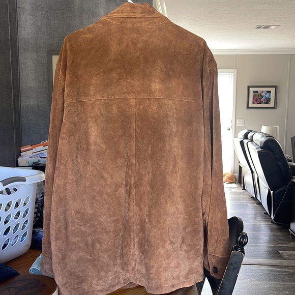 L.L bean suede leather coat. M - Picture 5 of 11